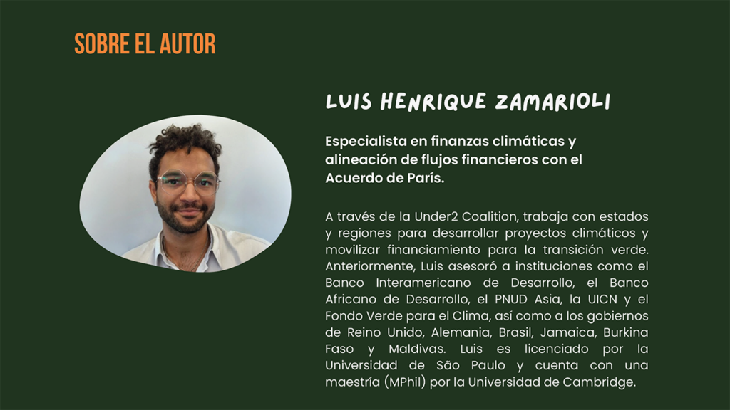 financiamiento de la transición climática